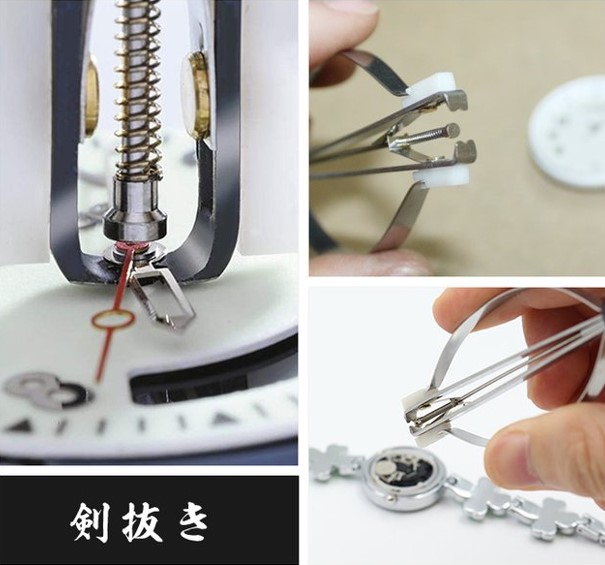 時計修理で使用する剣抜き工具
